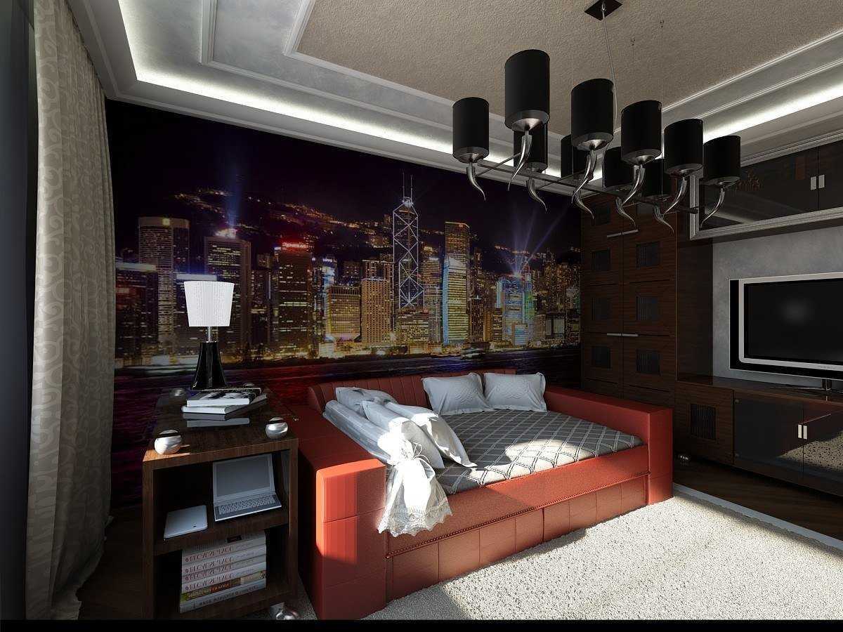 Интерьер мужской спальни [75+ фото]: идеи оформления дизайна комнаты для мужчины