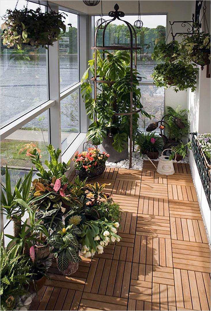 Озеленение балконов