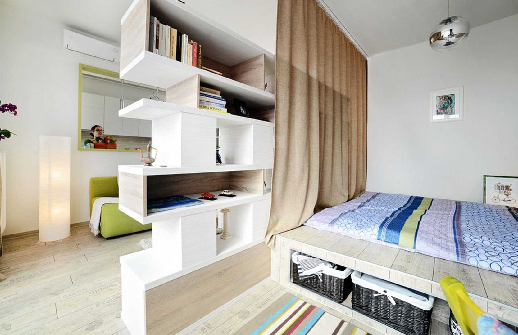 Дизайн однокомнатной квартиры: используем площади с умом