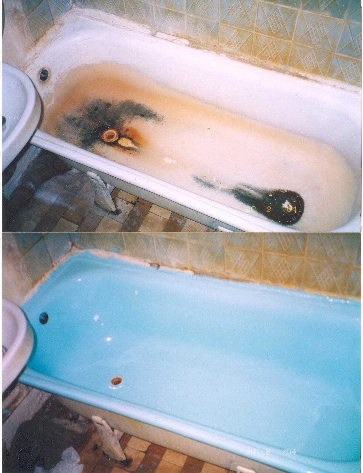 Ремонт покрытия ванной