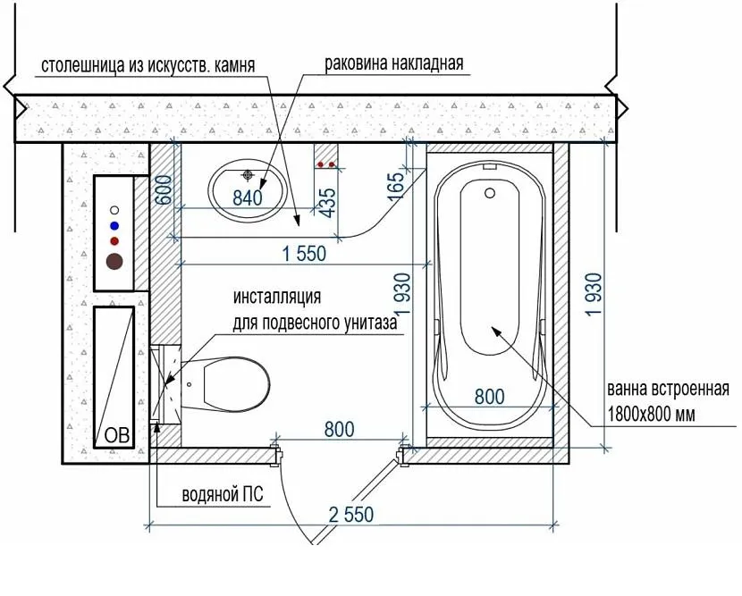 Как оформить ванную комнату (санузел) в частном доме? на сайте недвио