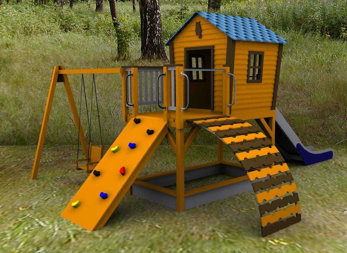 Как сделать детскую игровую зону на дачном участке: виды конструкций