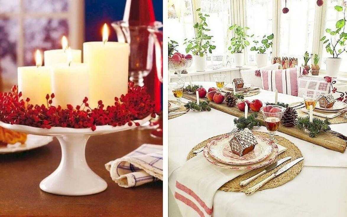 Идеи оформления новогоднего стола от рецептов до декора и сервировки на новый год: описание, фото
