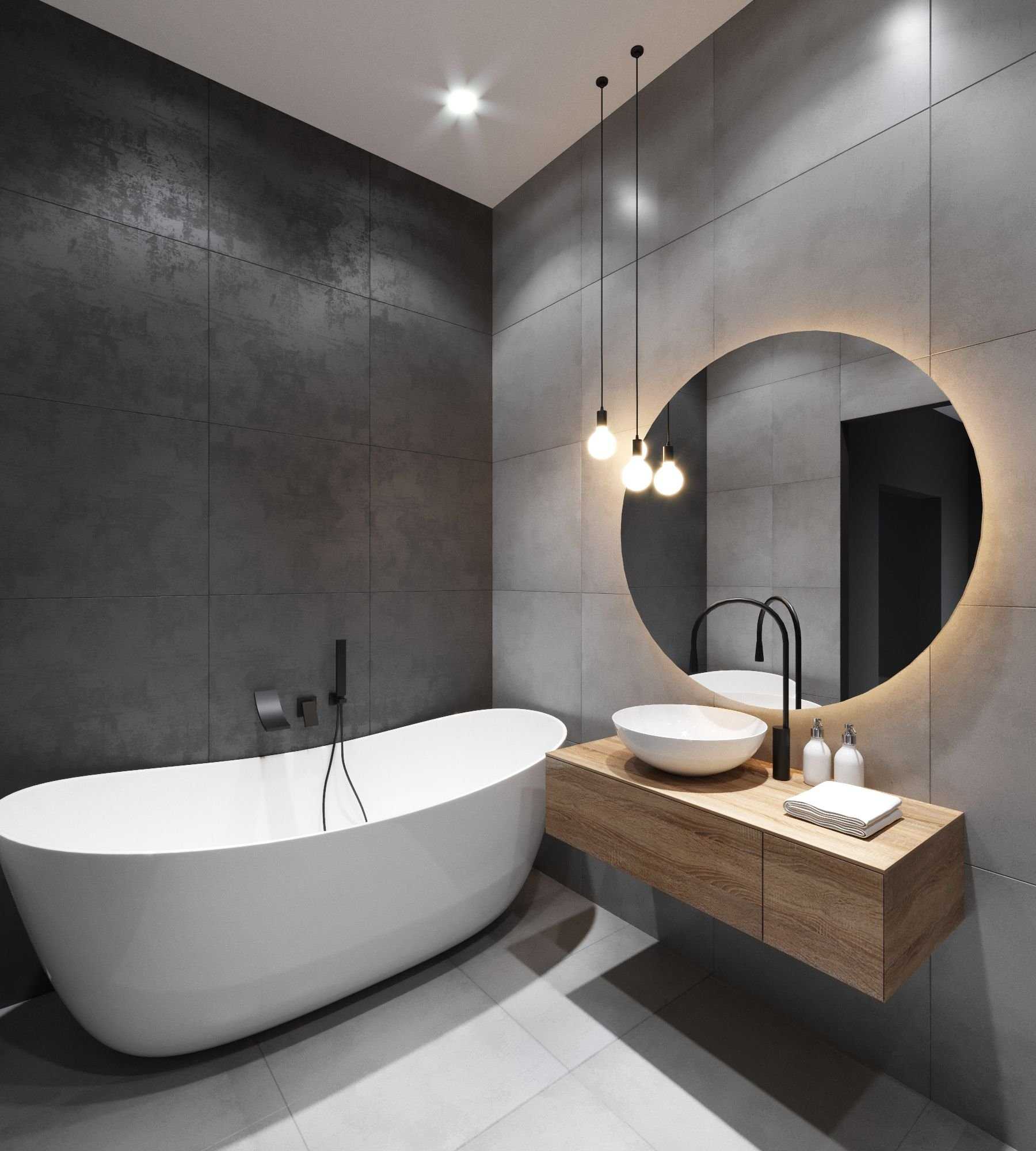 Дизайн ванной комнаты в современном стиле - 90 фото интерьеров после ремонта, красивые идеи