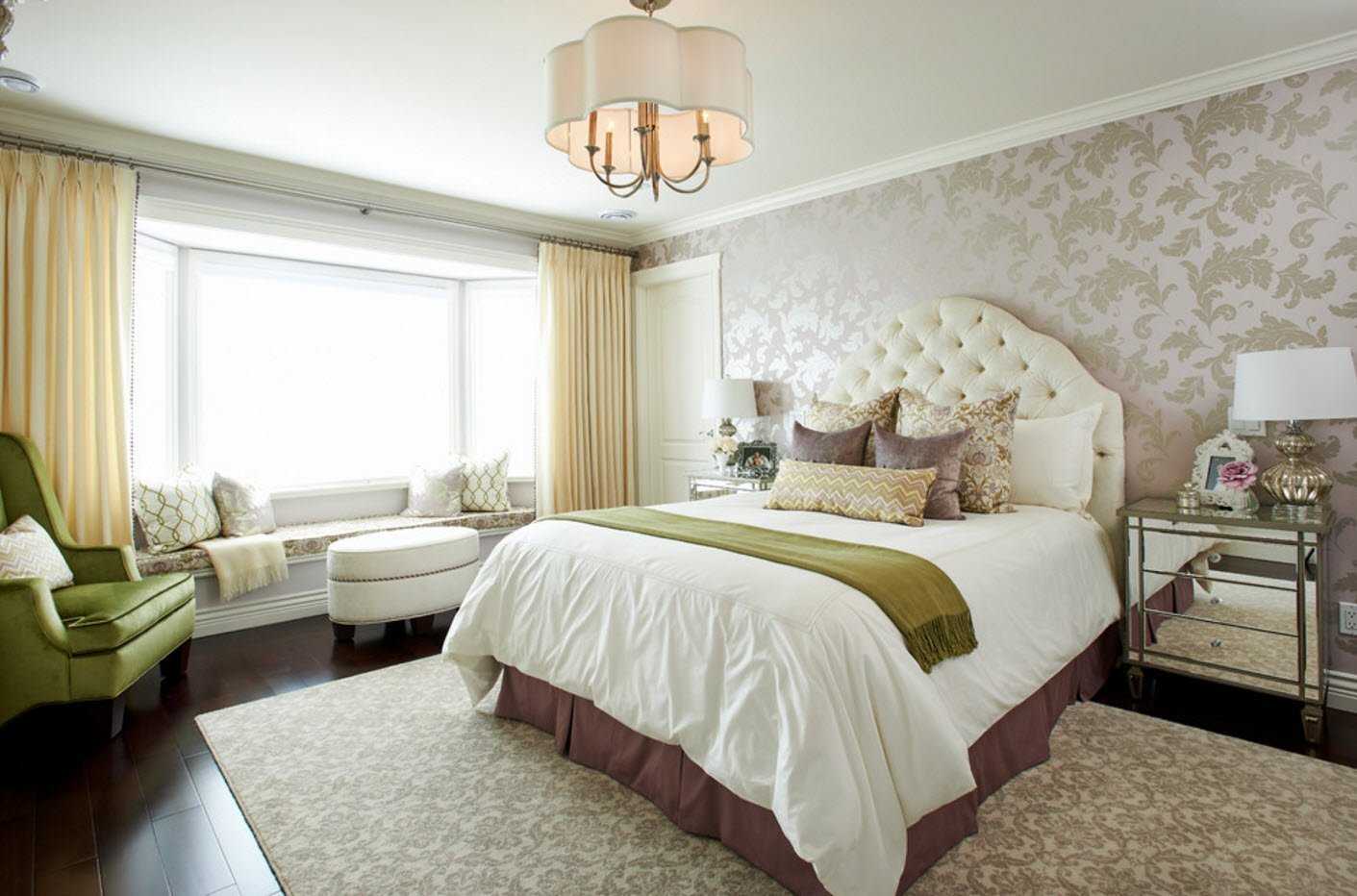 Светлая спальня - 100 лучших фото красивого оформления спальни в белых тонах