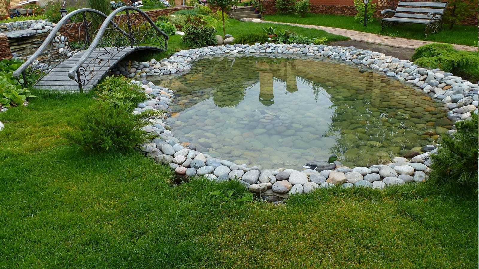 Как сделать пруд на даче своими руками. обустраиваем водоем в саду на своем участке.