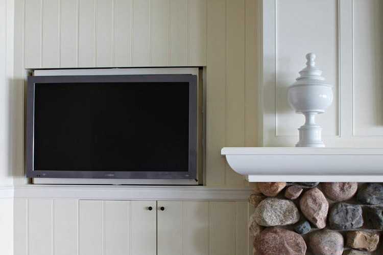 Прячем телевизор в интерьере — спасаем дизайн - статьи - вещи - homemania