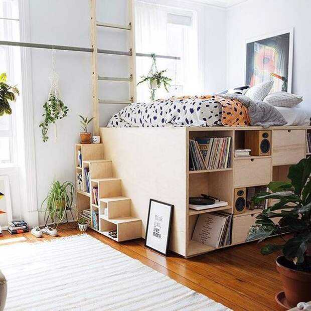 101 дизайнерская идея для экономии места в квартире