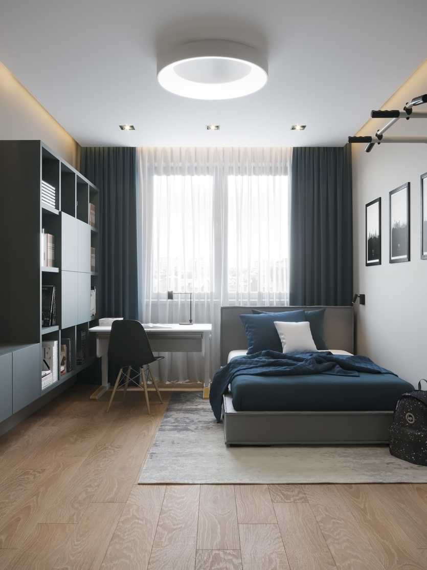 100 идей стильного интерьера комнаты для молодого человека