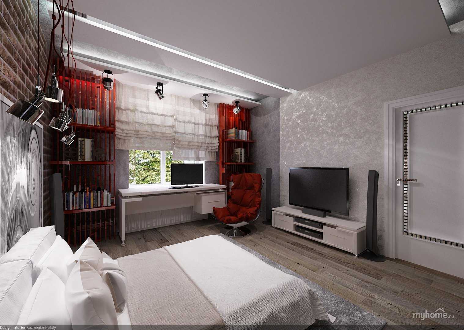 Интерьер мужской спальни в 2022 году — 100+ фото с идеями дизайна