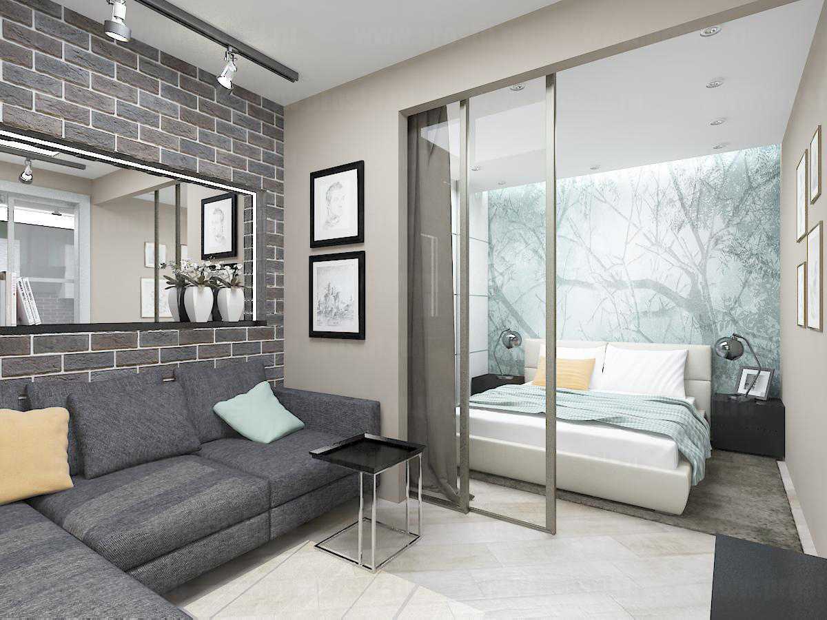 Дизайн однокомнатной квартиры: 160 лучших фото идей для интерьера с удачными примерами планировок, зонирования квартиры с одной комнатой