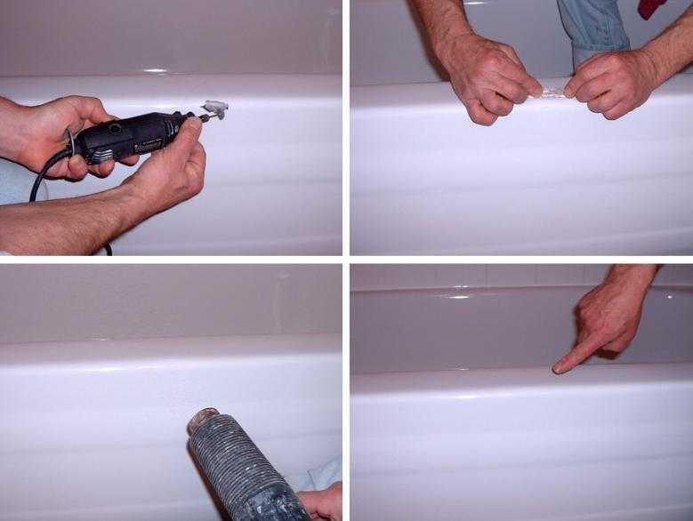 Ремонт акриловых ванн в домашних условиях: особенности устранения трещин, сколов и прожогов ванны
