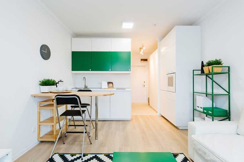 Дизайн квартиры-студии. как уместить всё на 23 квадратных метрах
