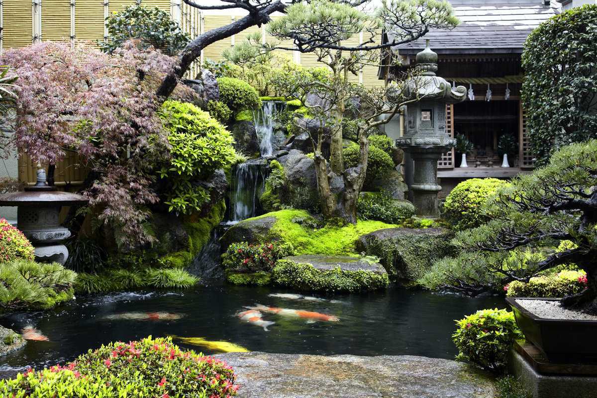 Япония сады японии на