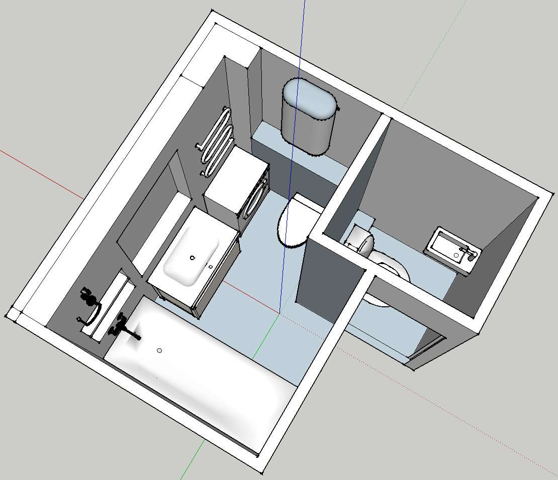 Перепланировка мокрых зон - в 2022 году, в жилых помещениях, в квартире за счет коридора