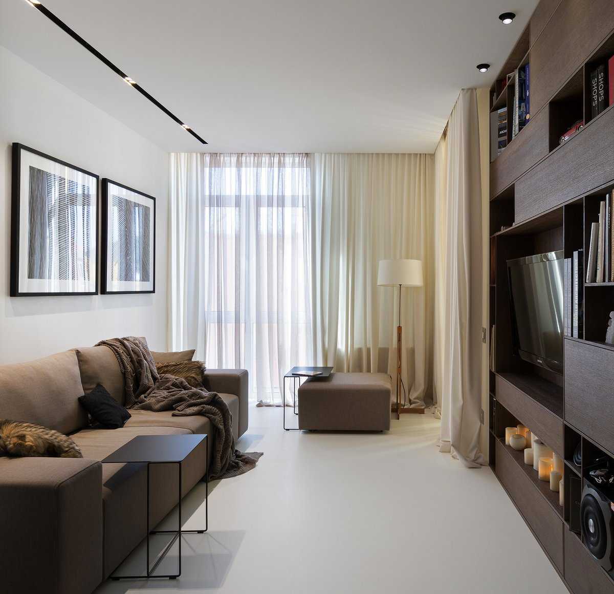 Дизайн однокомнатной квартиры (45 кв. м): классический или современный? разбираемся с фото
