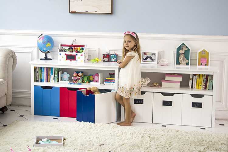 Идеи для хранения игрушек и книг в детской комнате: фото, где и как хранить игрушки