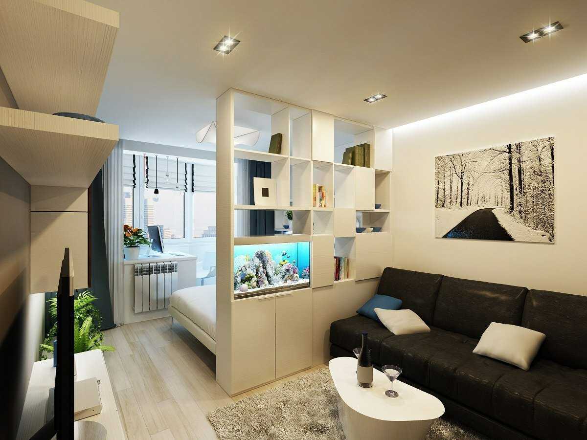 Дизайн однокомнатной квартиры — 35 решений на любой вкус - уютный дом