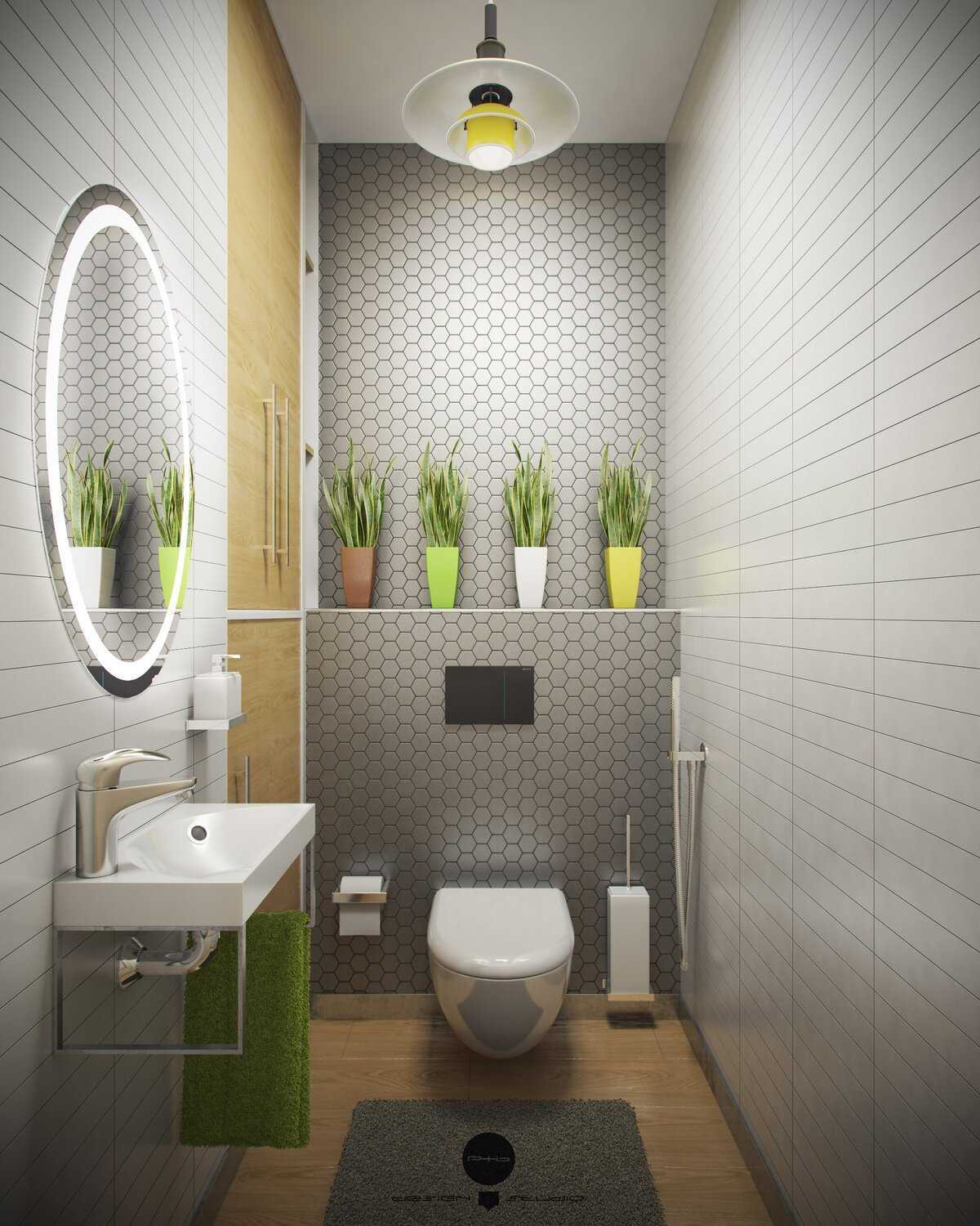 Дизайн туалета маленькой площади