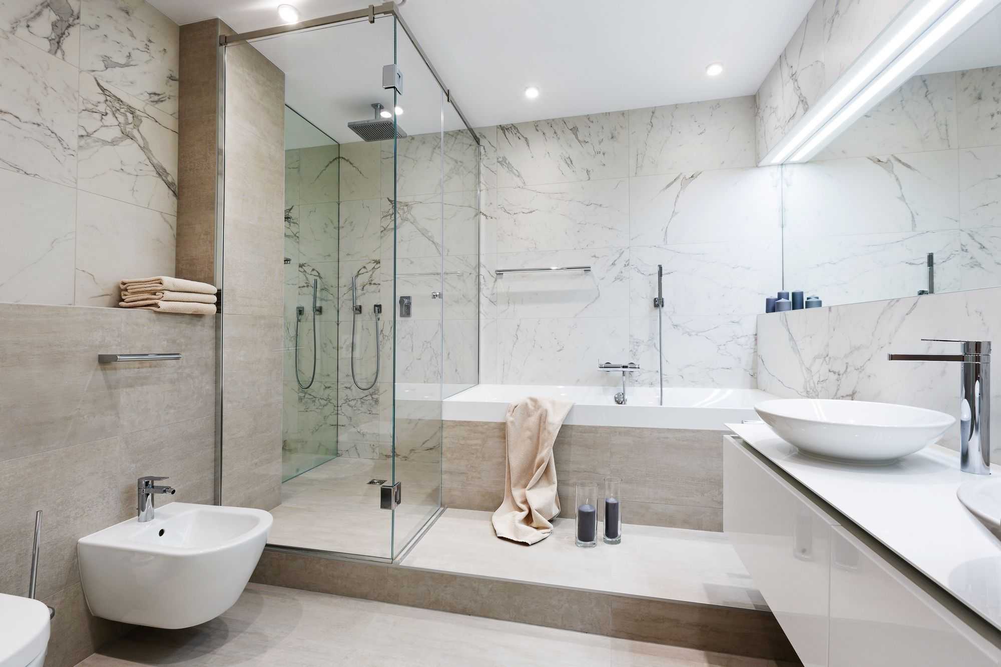 Современный дизайн ванной комнаты 2022| фото, тренды, новинки