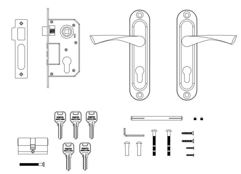 Особенности монтажа ручки защелки на межкомнатные двери: назначение, демонтаж и установка