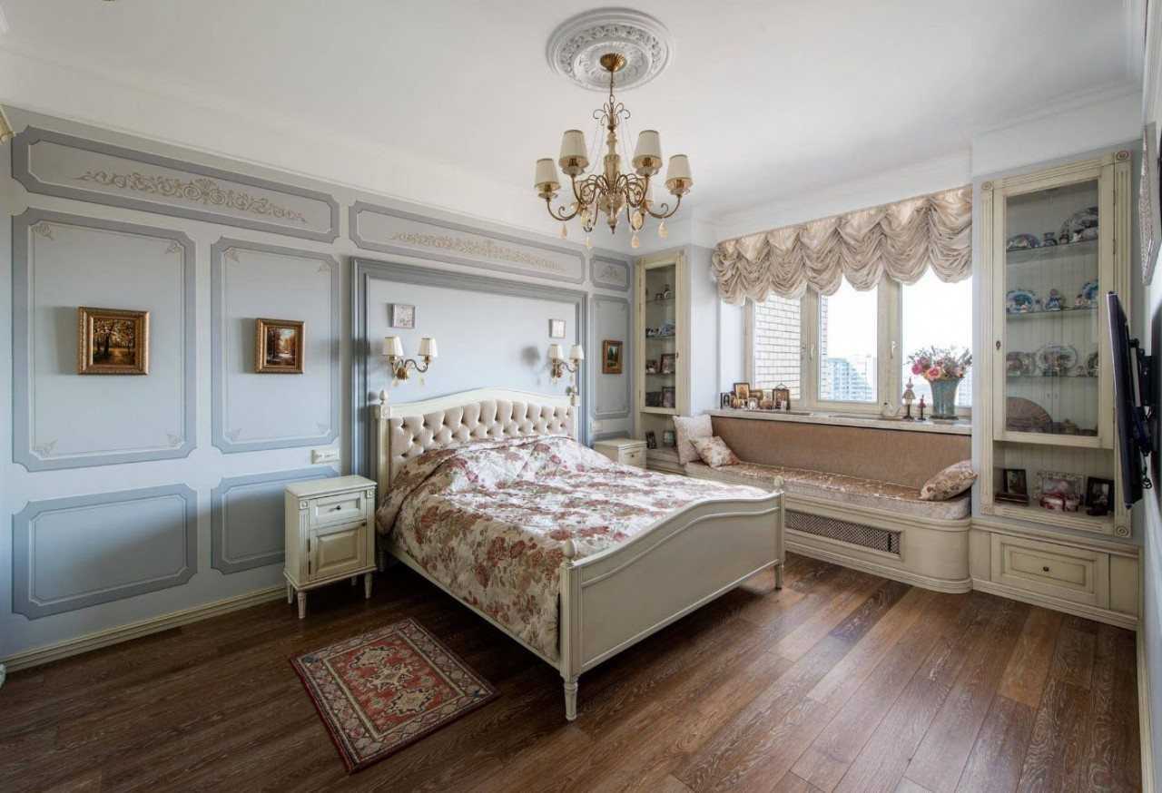 Декор спальной комнаты классический стиль