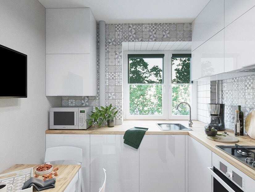 Мойка у окна на кухне: плюсы и минусы, дизайн