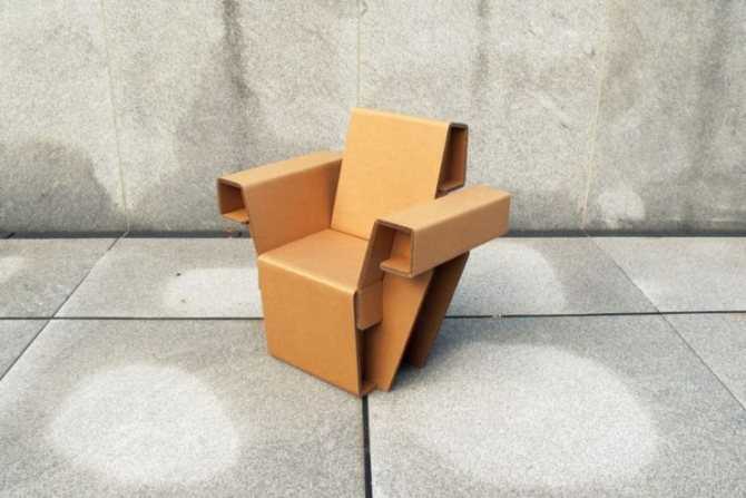 Мебель из картона: невероятное возможно