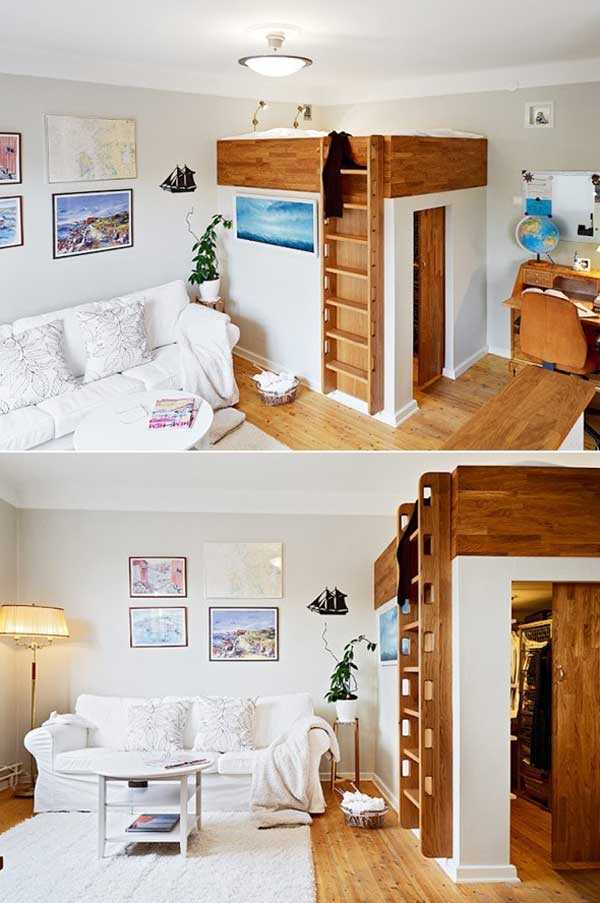 Как сэкономить пространство? 10 идей для оформления маленькой квартиры | кто?что?где?