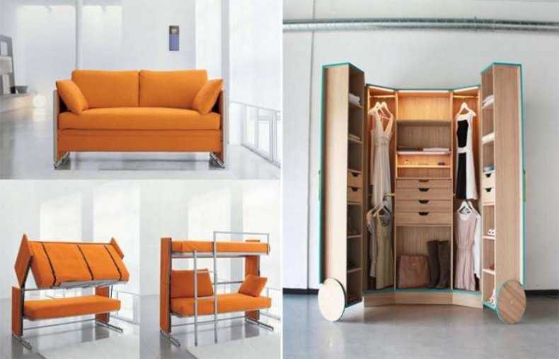 Трансформируемая мебель. convertible furniture.