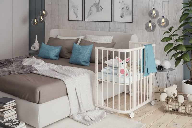 Как выбрать кроватку для новорожденного в детскую