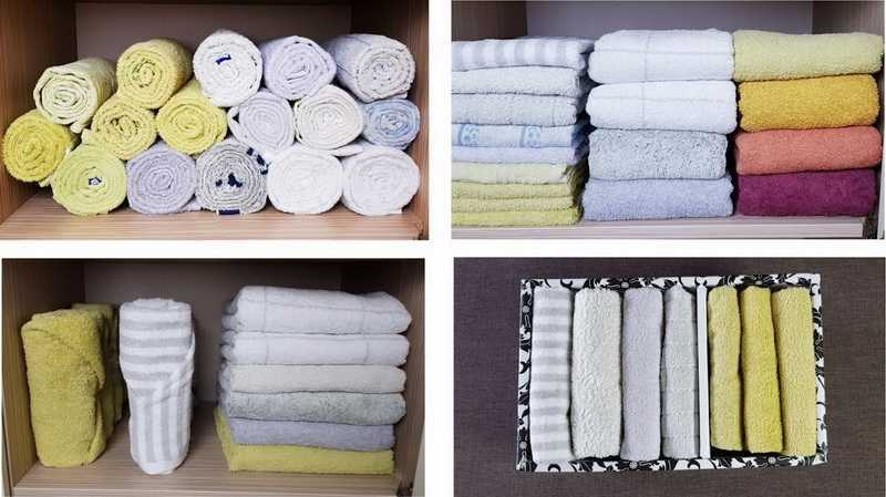 Как нужно правильно хранить полотенца